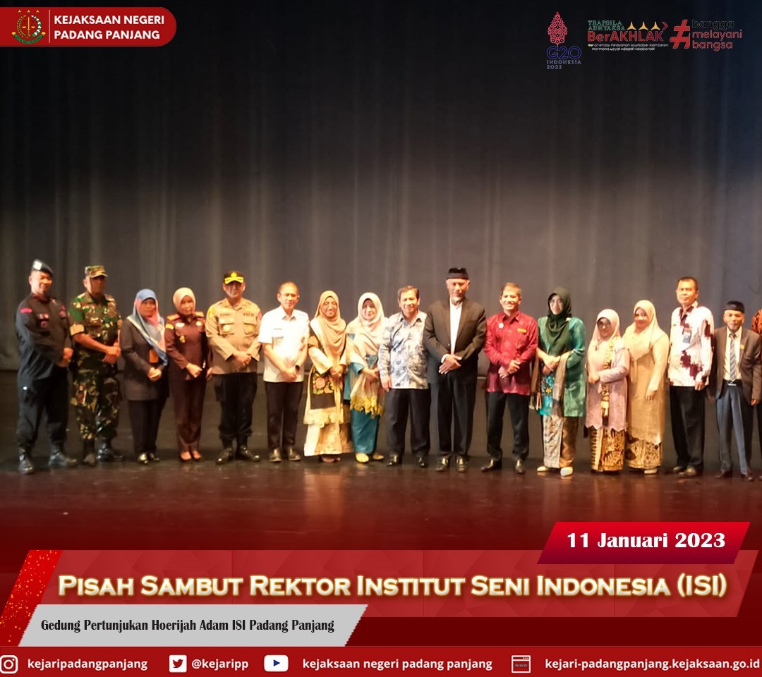 Pisah Sambut Rektor Institut Seni Indonesia (ISI) 