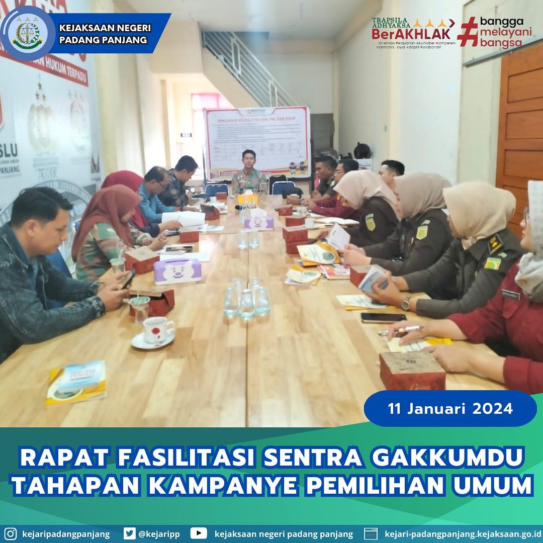 Rapat Fasilitasi Sentra Gakkumdu