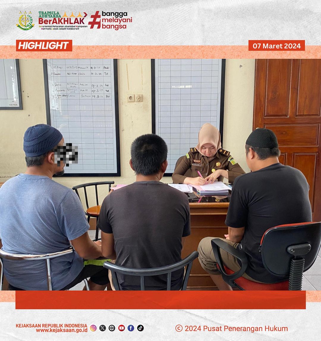 Tahap II Penyerahan Tersangka dan Barang Bukti Perkara Tindak Pidana Penyalahgunaan Narkotika