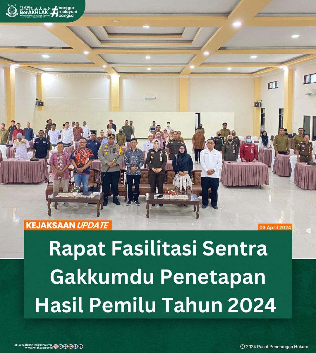 Rapat Fasilitasi Sentra Gakkumdu Penetapan Hasil Pemilu Tahun 2024