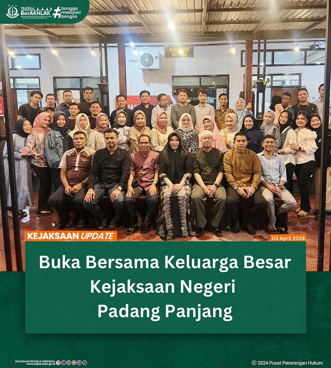 Buka Bersama Keluarga Besar Kejaksaan Negeri Padang Panjang
