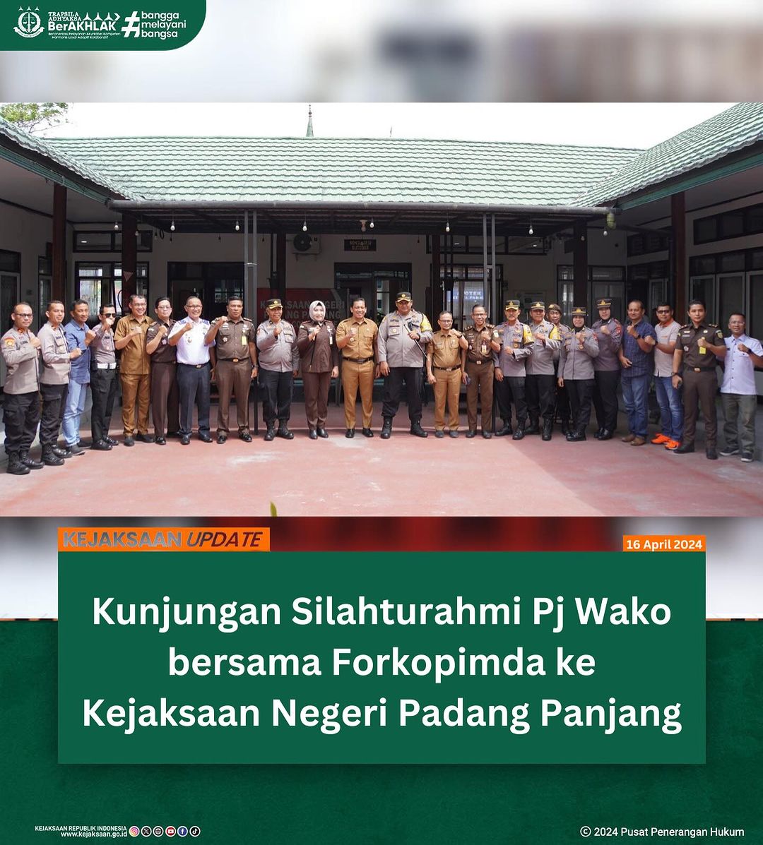 Kunjungan Silahturahmi Pj. Walikota Padang Panjang berserta Forkopimda & Kapolres Padang Panjang beserta jajaran