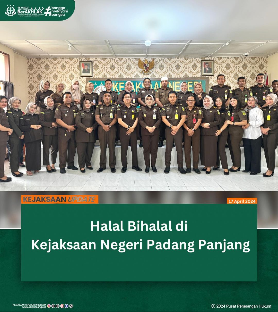 Halal Bihalal di Kejaksaan Negeri Padang Panjang