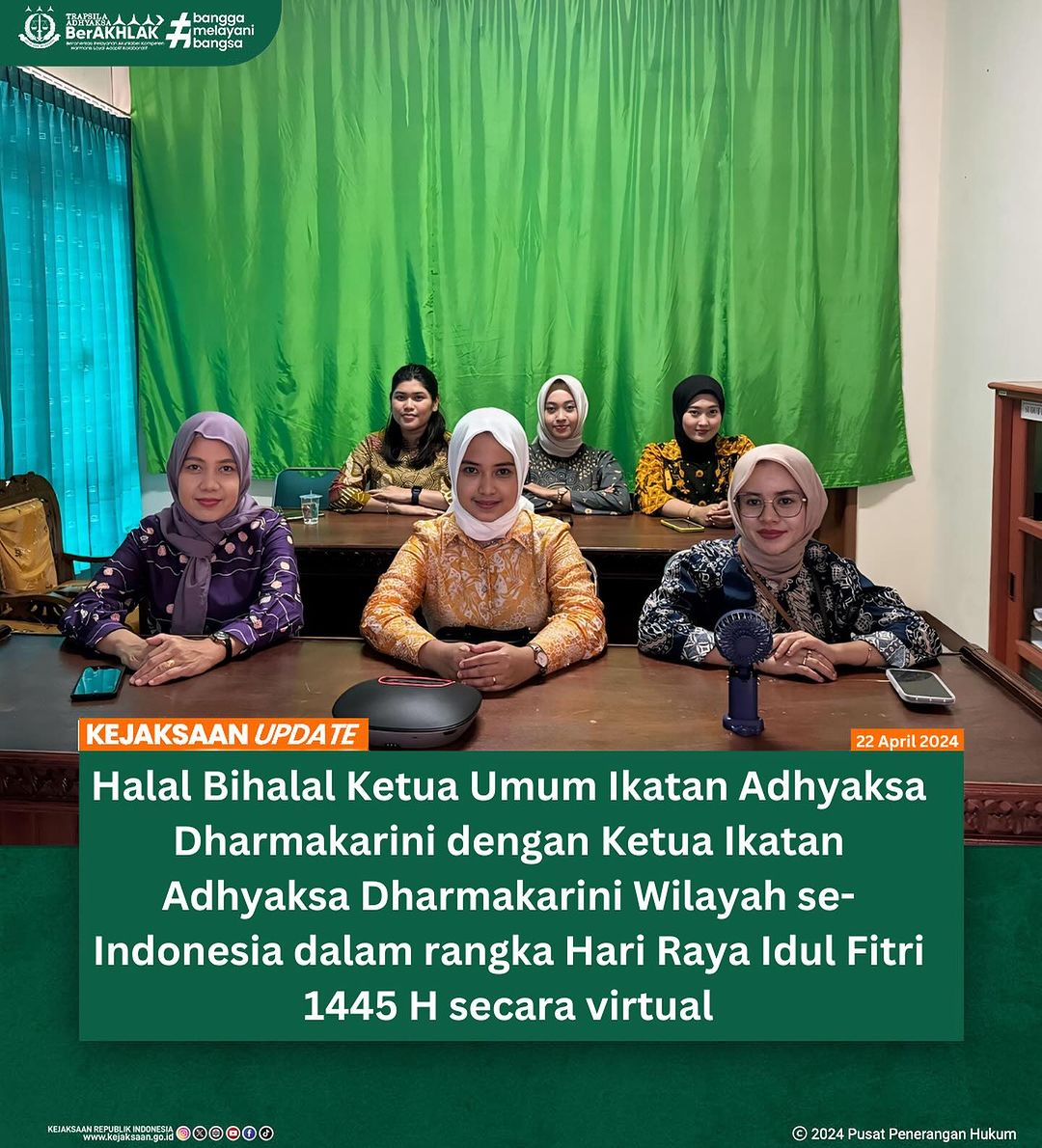 Halal Bihalal Ketua Umum Ikatan Adhyaksa Dharmakarini