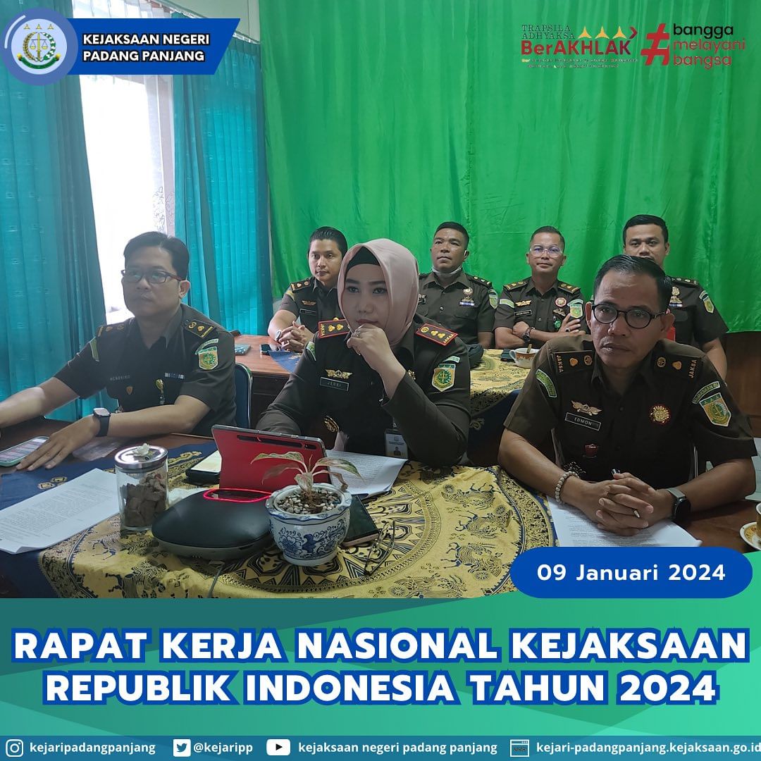Rapat kerja nasional kejaksaan republik indonesia tahun 2024